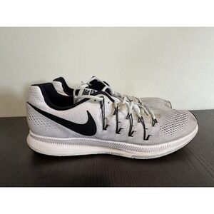 Nike Air Zoom Pegasus 33 TB Gray Black Men's 17 Running Sneakers 843802-002